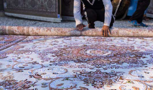 روش اصولی لول کردن قالی در قالیشویی قلم کرج 